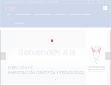 Tablet Screenshot of dicyt.umss.edu.bo