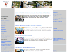 Tablet Screenshot of noticias.umss.edu.bo