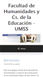 Mobile Screenshot of hum.umss.edu.bo